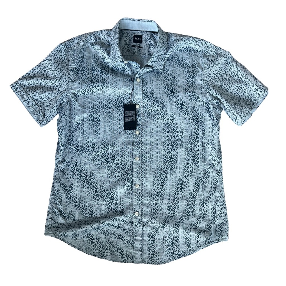 Hugo Boss Sharp Fit Blue Polo